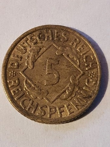 Niemcy 5 Pfennig 1936 r A