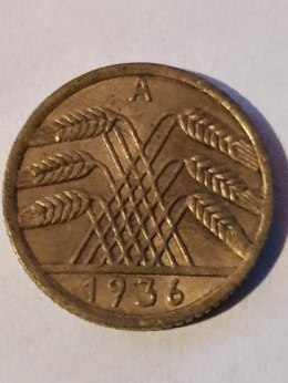 Niemcy 5 Pfennig 1936 r A