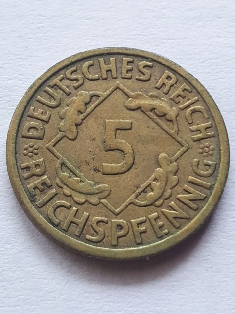 Niemcy 5 Pfenning 1926 A
