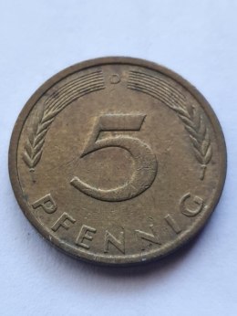 Niemcy 5 Pfenning 1974 D