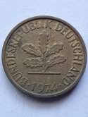 Niemcy 5 Pfenning 1974 D