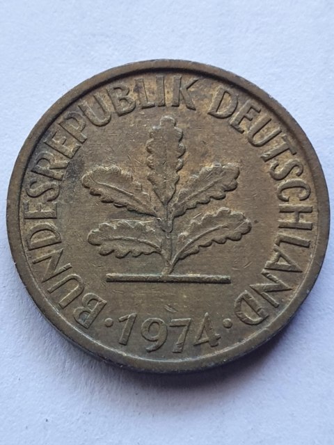 Niemcy 5 Pfenning 1974 D