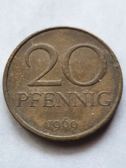 Niemcy - NRD 20 Pfenning 1969 r