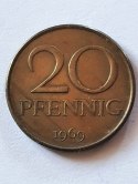 Niemcy - NRD 20 Pfenning 1969 r