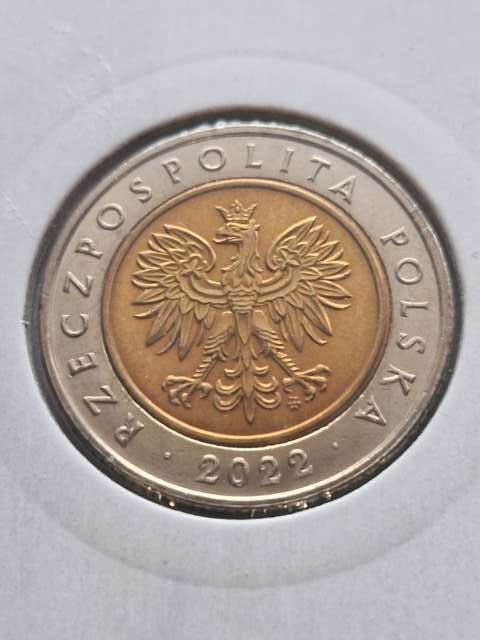 Polska 5 złotych 2022 r