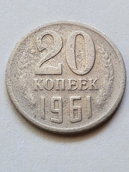 Rosja 20 Kopiejek 1961 r