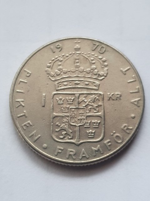 Szwecja 1 Korona 1970 r