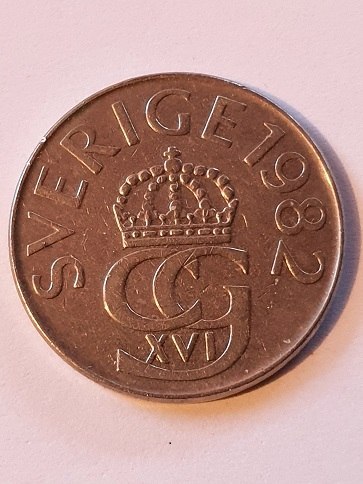 Szwecja 5 Koron 1982 r