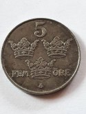 Szwecja 5 Ore 1946 r