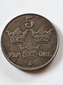 Szwecja 5 Ore 1946 r