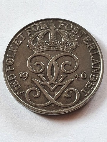 Szwecja 5 Ore 1946 r