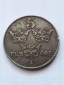 Szwecja 5 Ore 1949 r