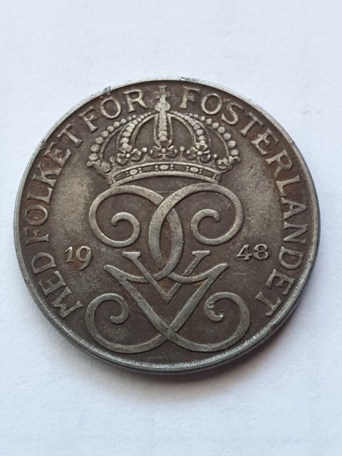 Szwecja 5 Ore 1949 r