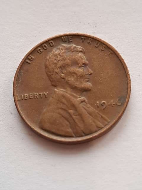 USA 1 Cent Lincoln 1946 r