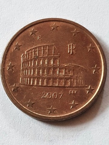Włochy 5 Eurocent 2007 r