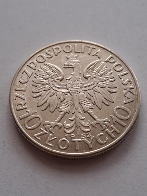 10 zł Głowa Kobiety 1932 r b/z
