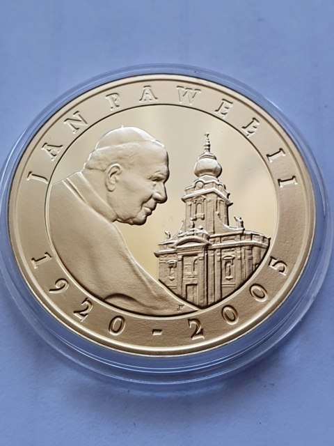 10 zł Jan Paweł ll 2005 r plater