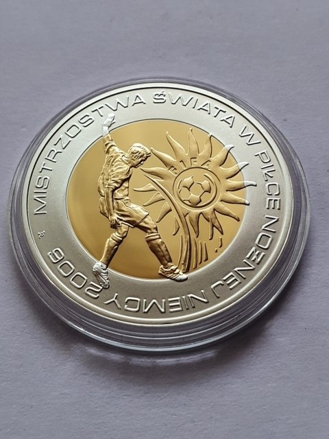 10 zł Mistrzostwa Świata Niemcy 2006 r plater