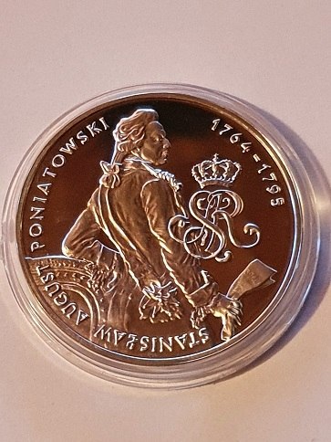 10 zł Stanislaw August Poniatowski połpostac 2005 r