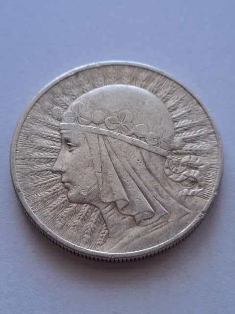 10 zł Głowa Kobiety 1932 r b/z