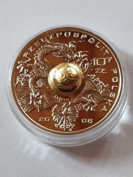 10 zł Pekin kula 2008 rok