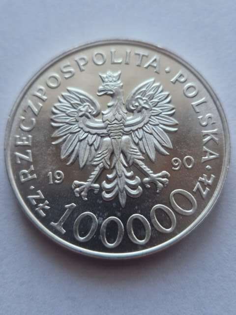 100 tys Solidarnosc typ A 1990 r
