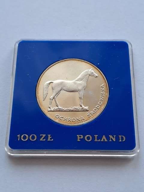 100 zł Ochrona Środowiska Koń 1981 r
