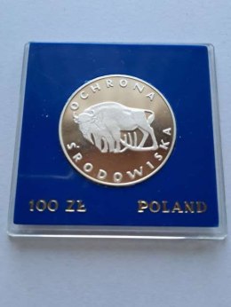 100 zł Ochrona Srodowiska Żubr 1977 r