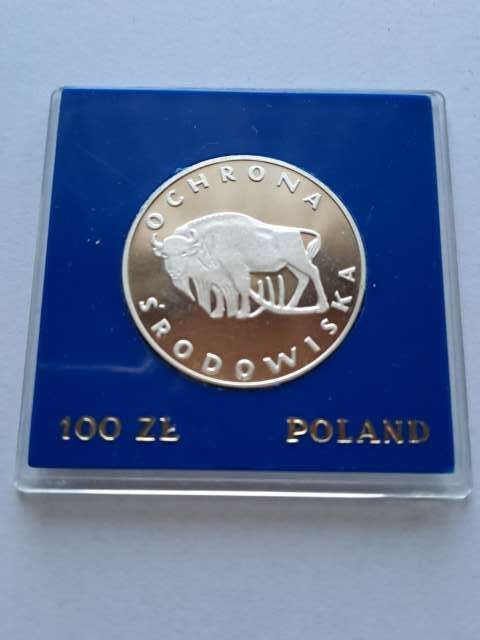 100 zł Ochrona Srodowiska Żubr 1977 r