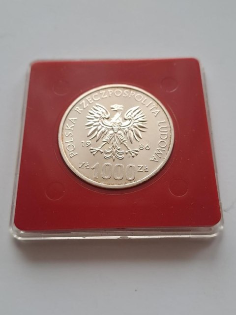 1000 zł Narodowy Czyn Pomocy Szkole 1986 r