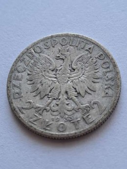 2 zł Głowa Kobiety 1933 r