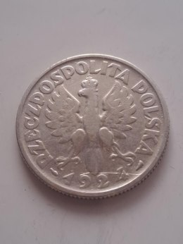 2 zł Żniwiarka 1924 r róg i pochodnia