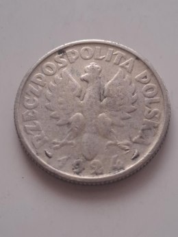 2 zł Żniwiarka 1924 r róg i pochodnia