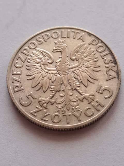 5 zł Głowa Kobiety 1932 r