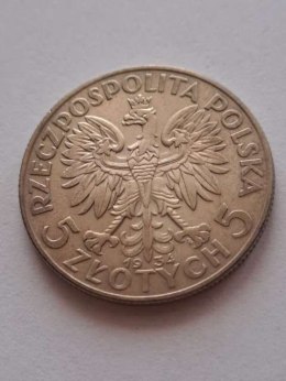 5 zł Głowa Kobiety 1934 r