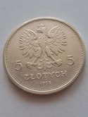 5 zł Nike 1928 r znak