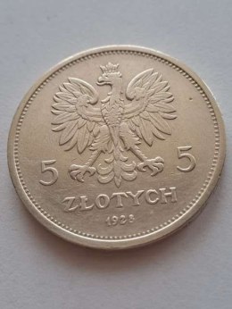 5 zł Nike 1928 r znak