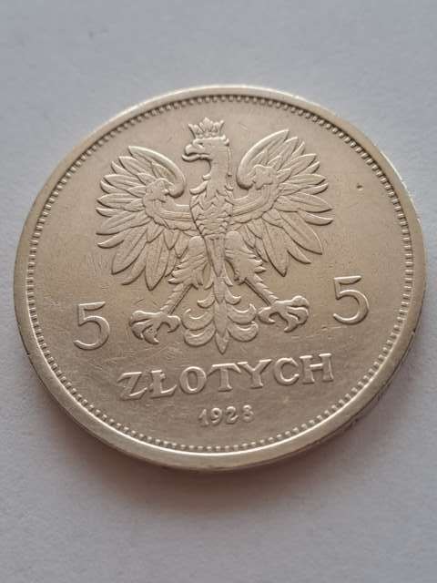 5 zł Nike 1928 r znak
