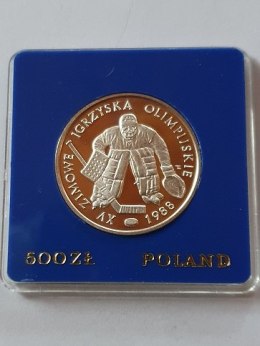 500 zł Igrzyska Olimpijskie Calgary 1987 r