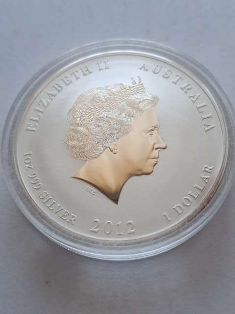 Australia 1 Dolar Rok Smoka lunar 2012 r