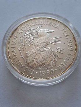 Australia 5 Dolarów Kookaburra 1990 r