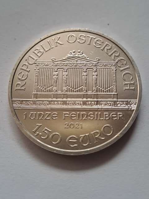 Austria 1,5 euru Filharmonik 2021 r