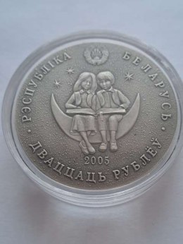 Bialorus 20 Rubli Mały Książe 2005 r