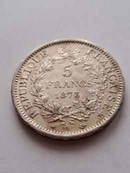 Francja 5 Franków Herkules 1873 r