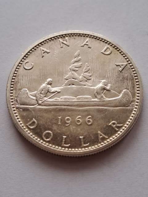 Kanada 1 dolar Elżbieta II 1966 r
