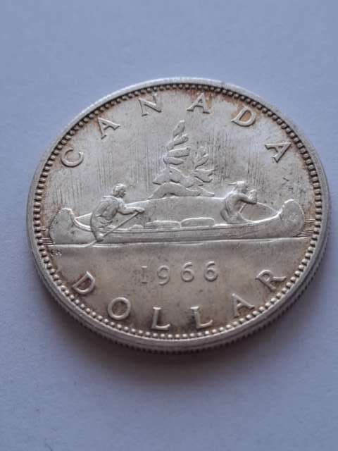 Kanada 1 dolar Elżbieta II 1966 r