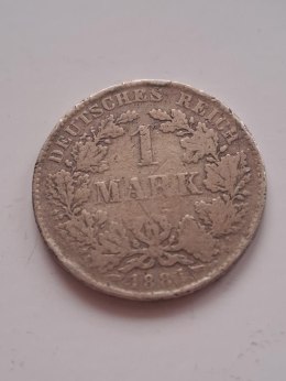 Niemcy 1 Marka Wilhelm I 1881 r A