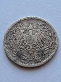 Niemcy 1/2 Marki Wilhelm II 1906 r A