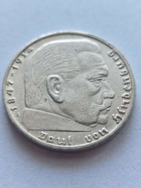 Niemcy 2 Marki Hindenburg 1939 r A
