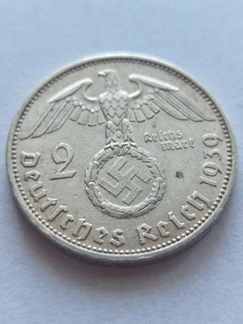 Niemcy 2 Marki Hindenburg 1939 r A